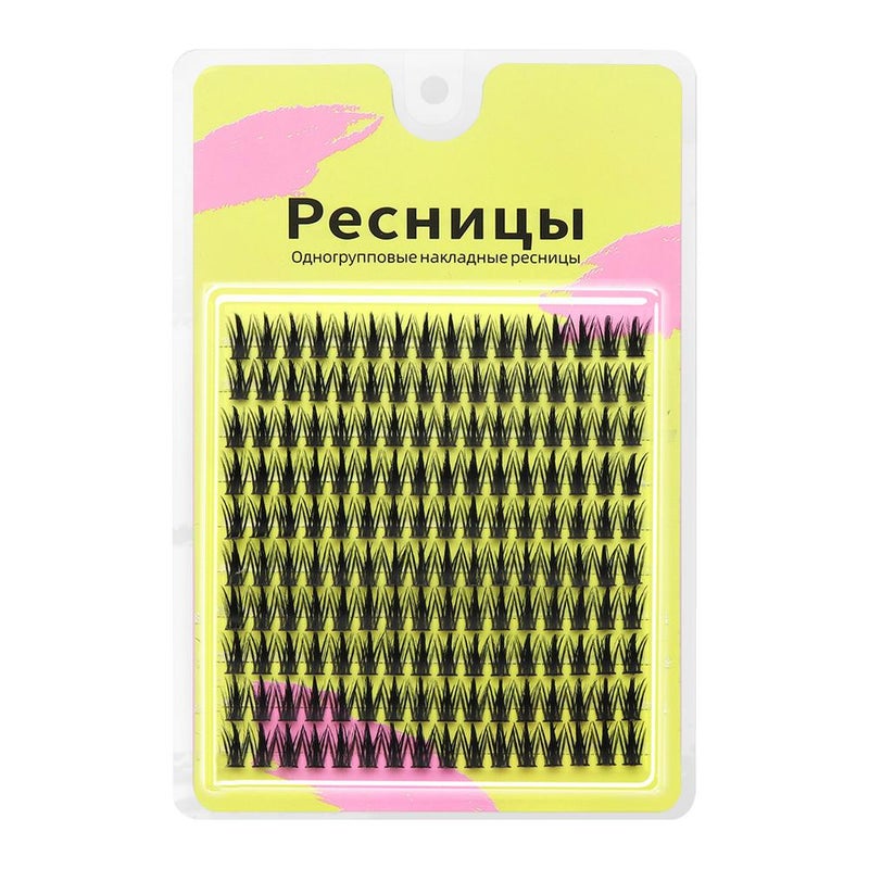 Russian single-cluster false eyelashes, artificial mink eyelashes, beauty and health professional makeup tools